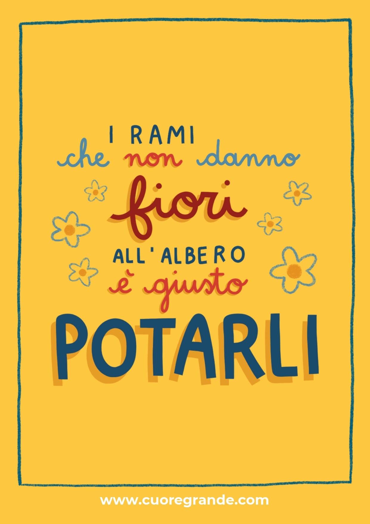 "I rami che non danno fiori"