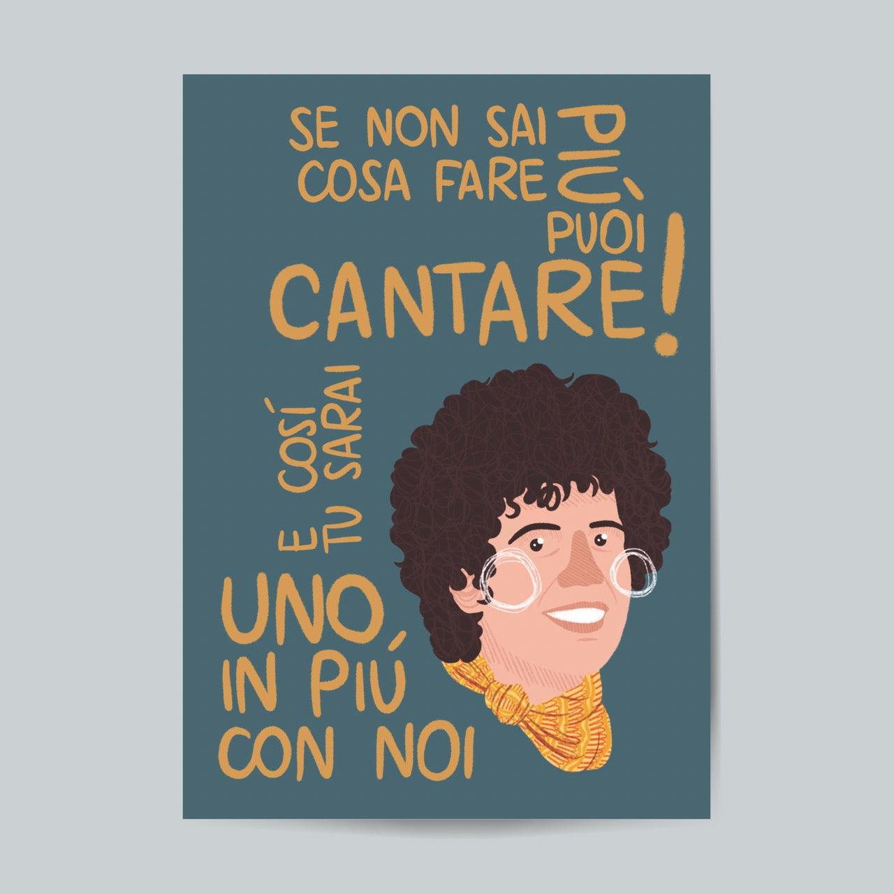 POSTER LUCIO BATTISTI – Cuore Grande